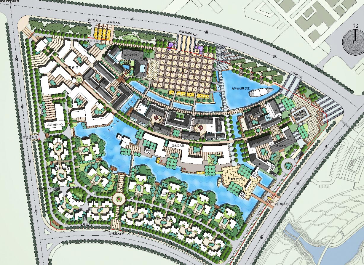 胶州板桥镇总平面