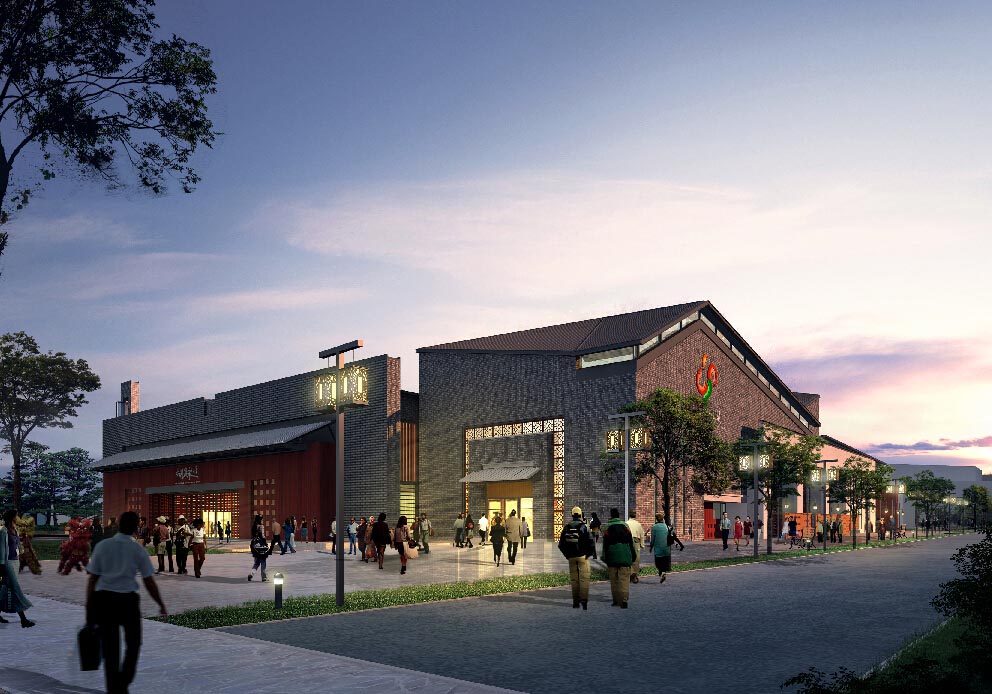 胶州板桥镇街景效果