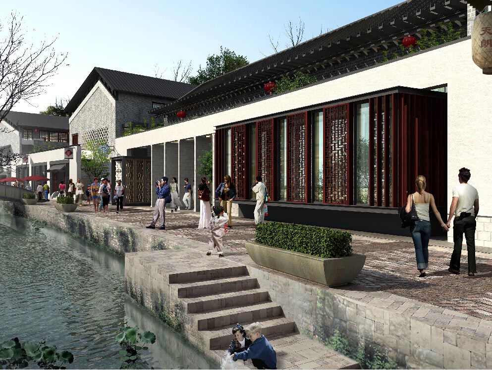 胶州板桥镇街景效果